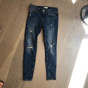 Zara distressed jeans